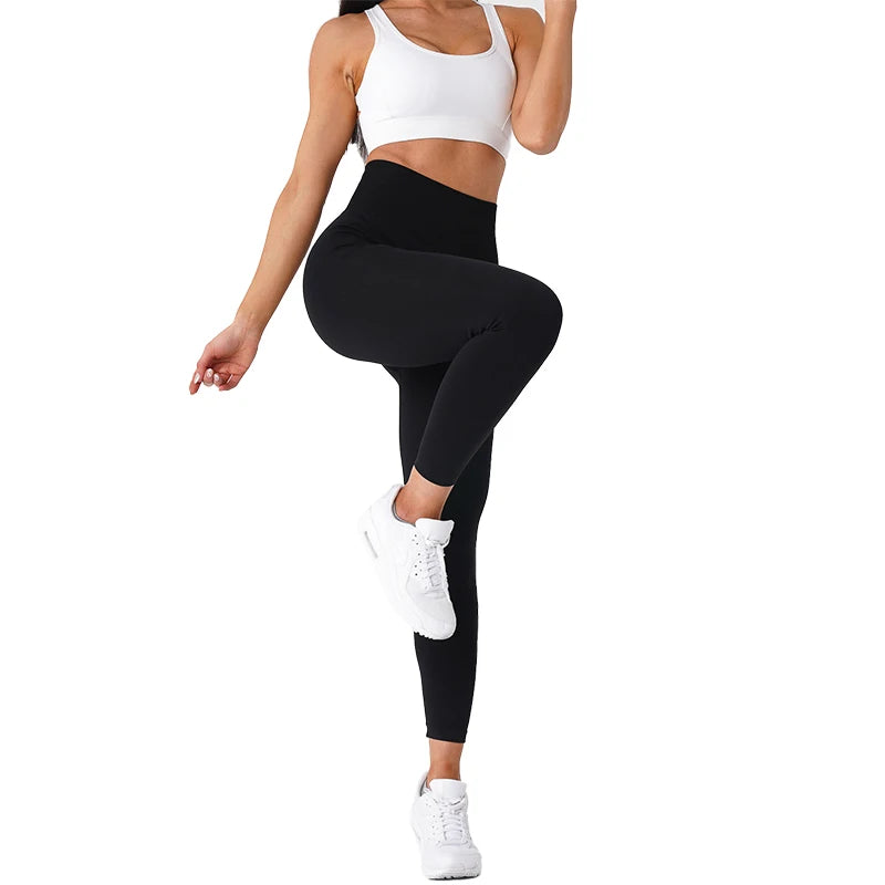 Solid Seamless Fitness Leggings