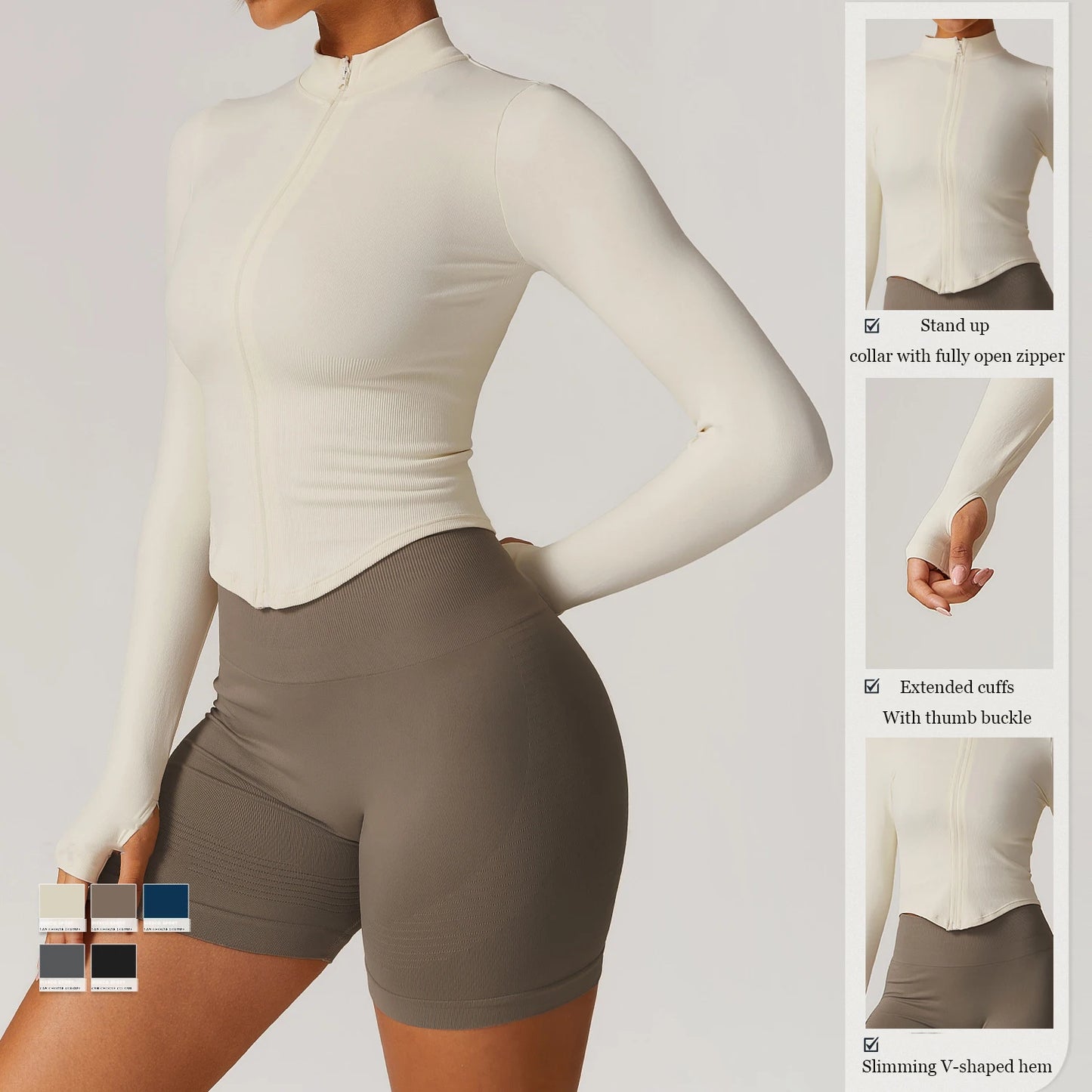 Long Sleeved Seamless Jacket