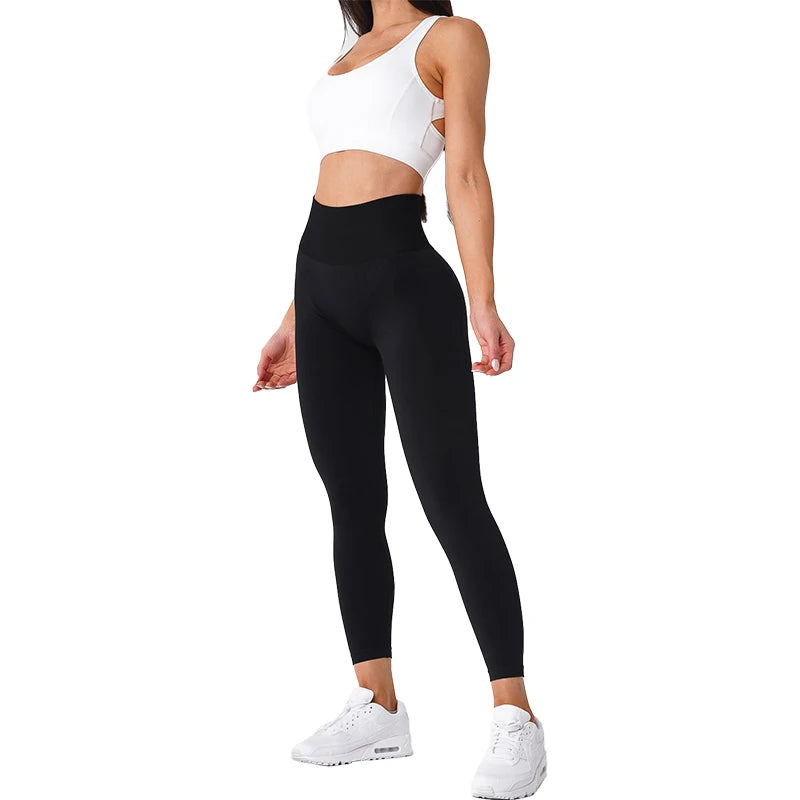 Solid Seamless Fitness Leggings