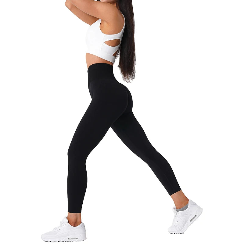 Solid Seamless Fitness Leggings